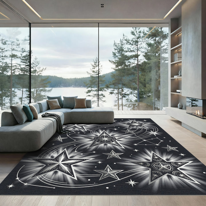 Celestial Starburst Radiance Rug