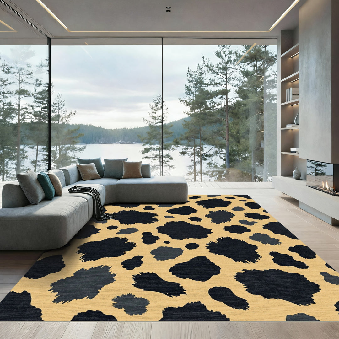 Wild Cheetah Spots Accent Rug
