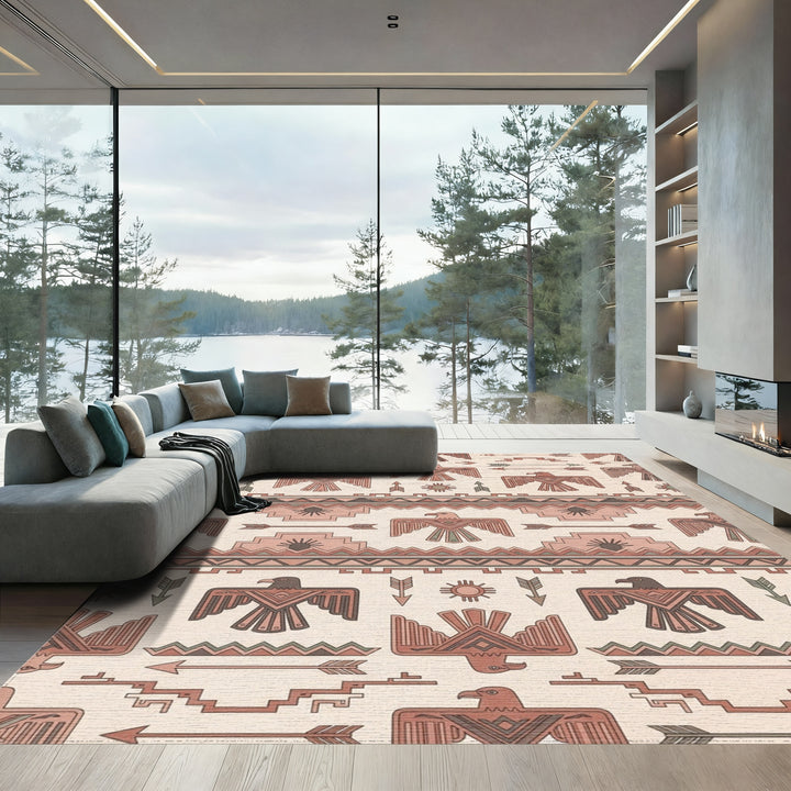 Desert Eagle Sun Arrow Rug