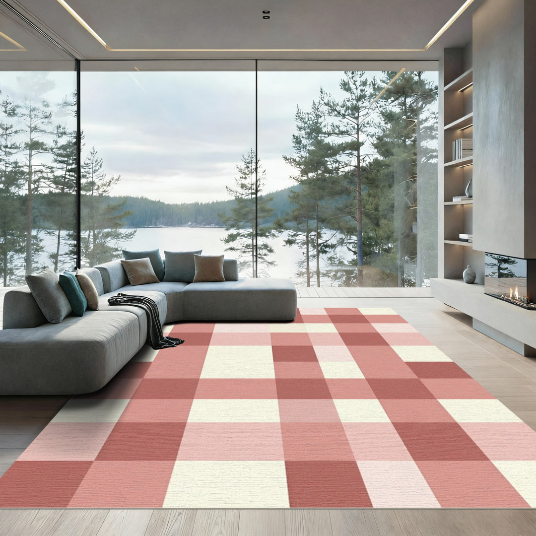 Classic Gingham Buffalo Check Rug