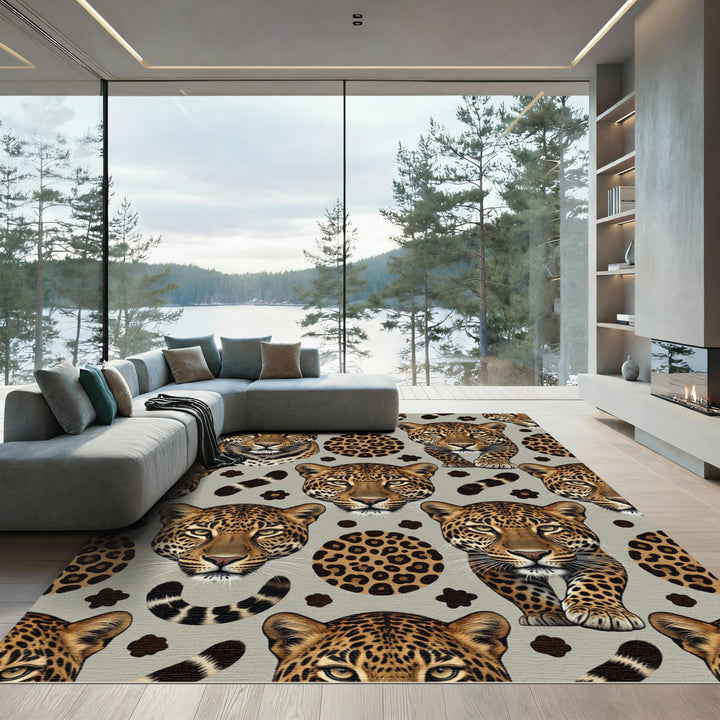 Jaguar Floral Spotted Companion Rug