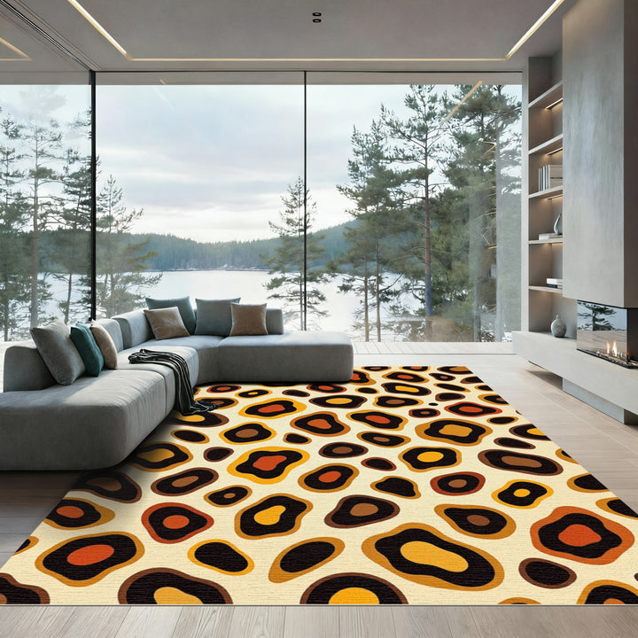 Animal Spots Warm Tone Rug