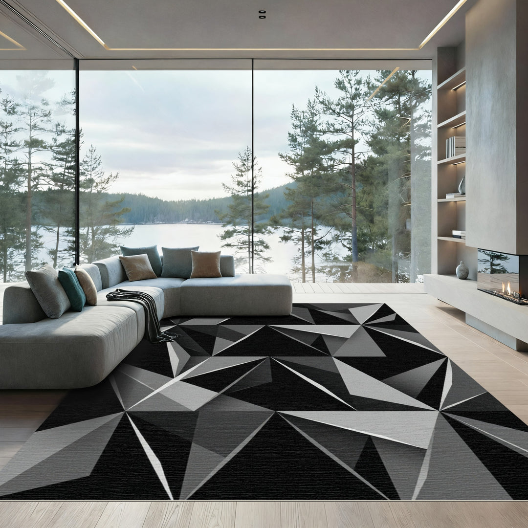 Monochromatic Geometric Facet Arrangement Rug