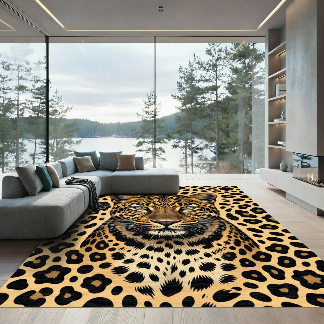 Bold Leopard Spot Rug