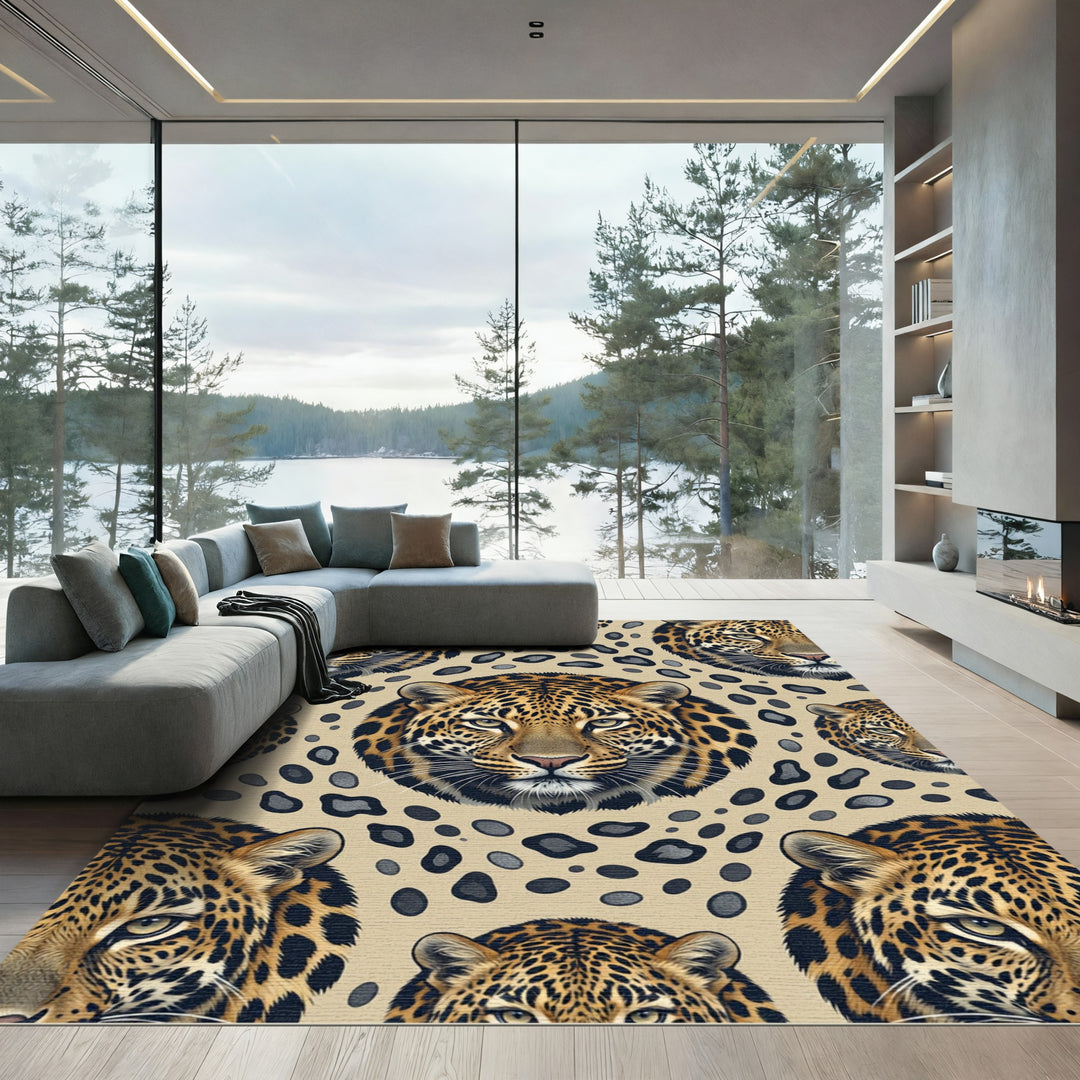 Leopard Spots Luxury Area Rug