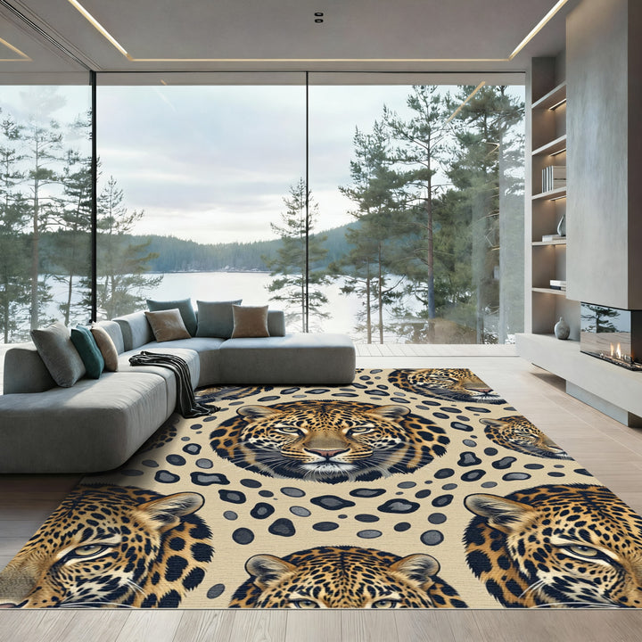 Leopard Spots Luxury Area Rug