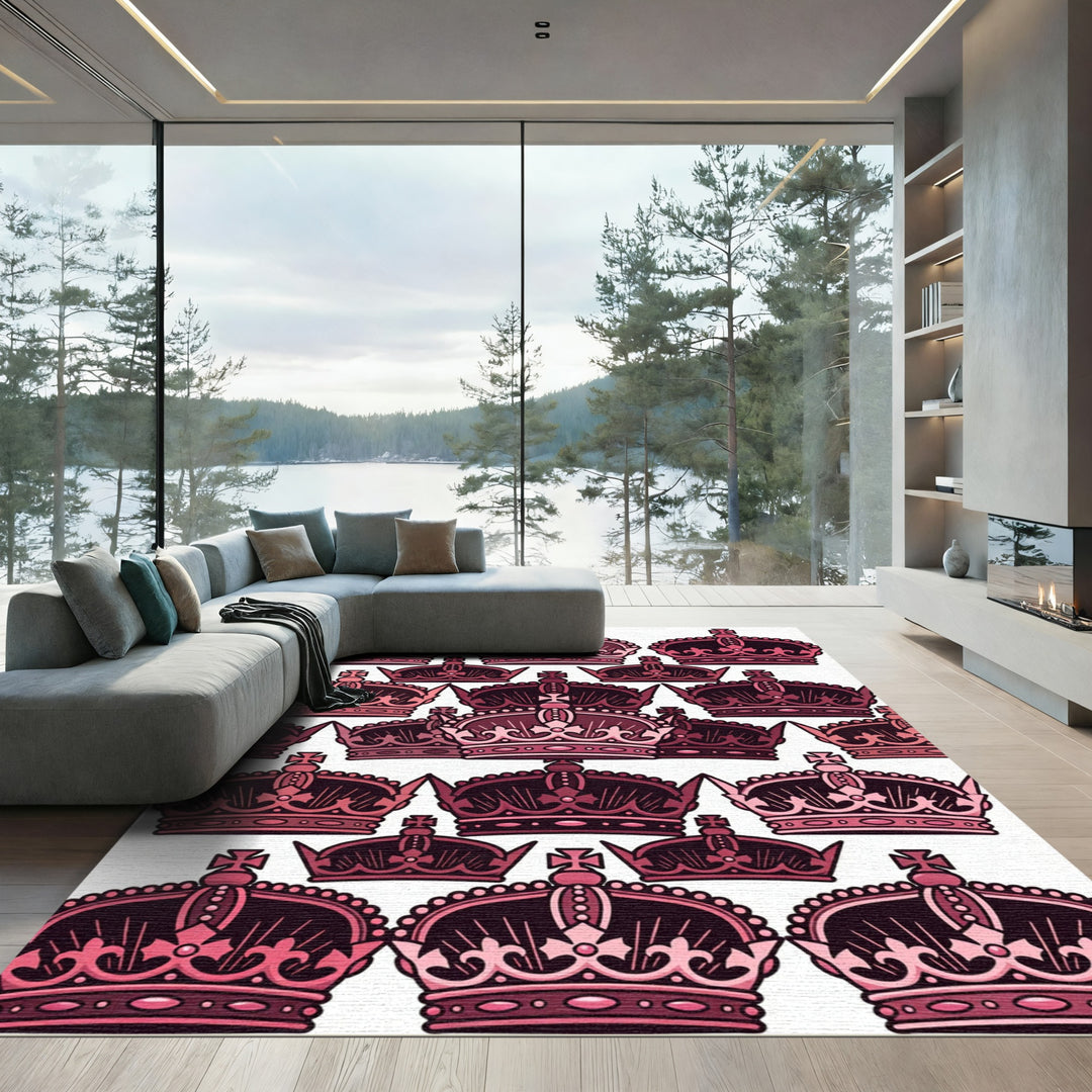Regal Crimson Crown Medley Rug