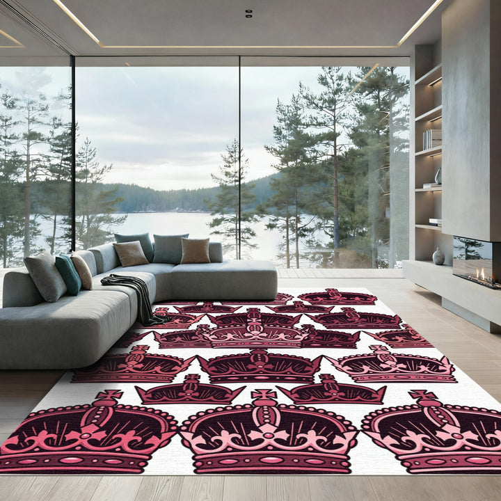 Regal Crimson Crown Medley Rug