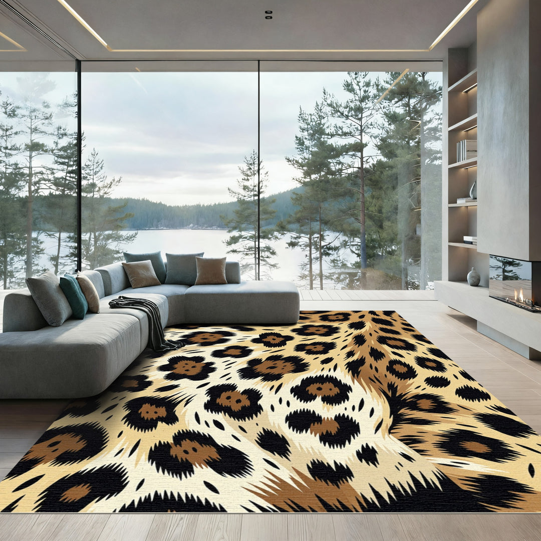 Wild Animal Spots Cheetah Rug