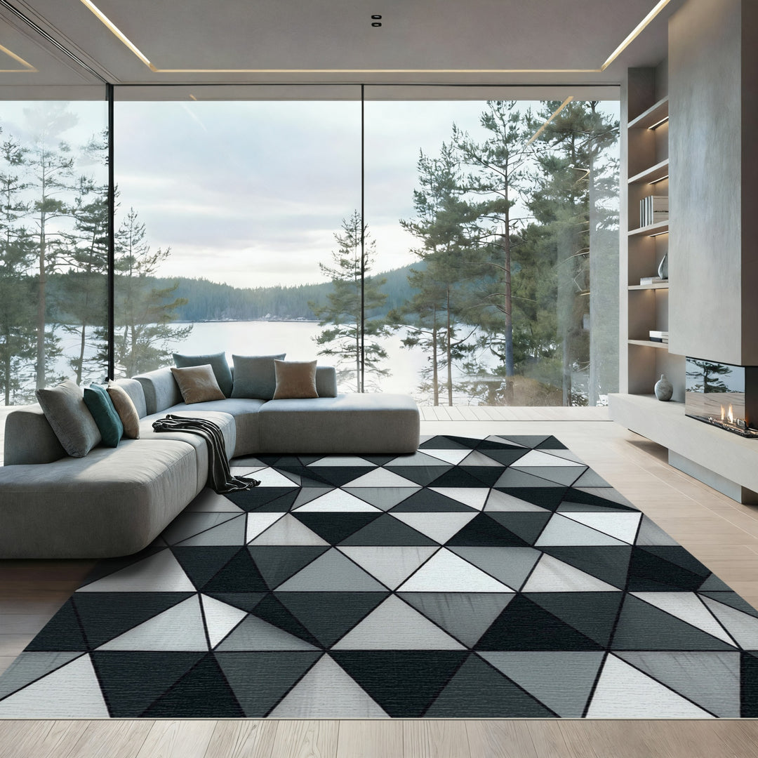 Monochromatic Geometric Triangle Rug