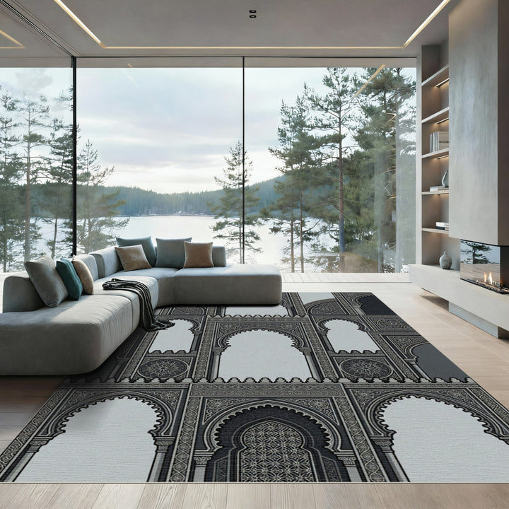 Geometric Arabesque Archways Rug