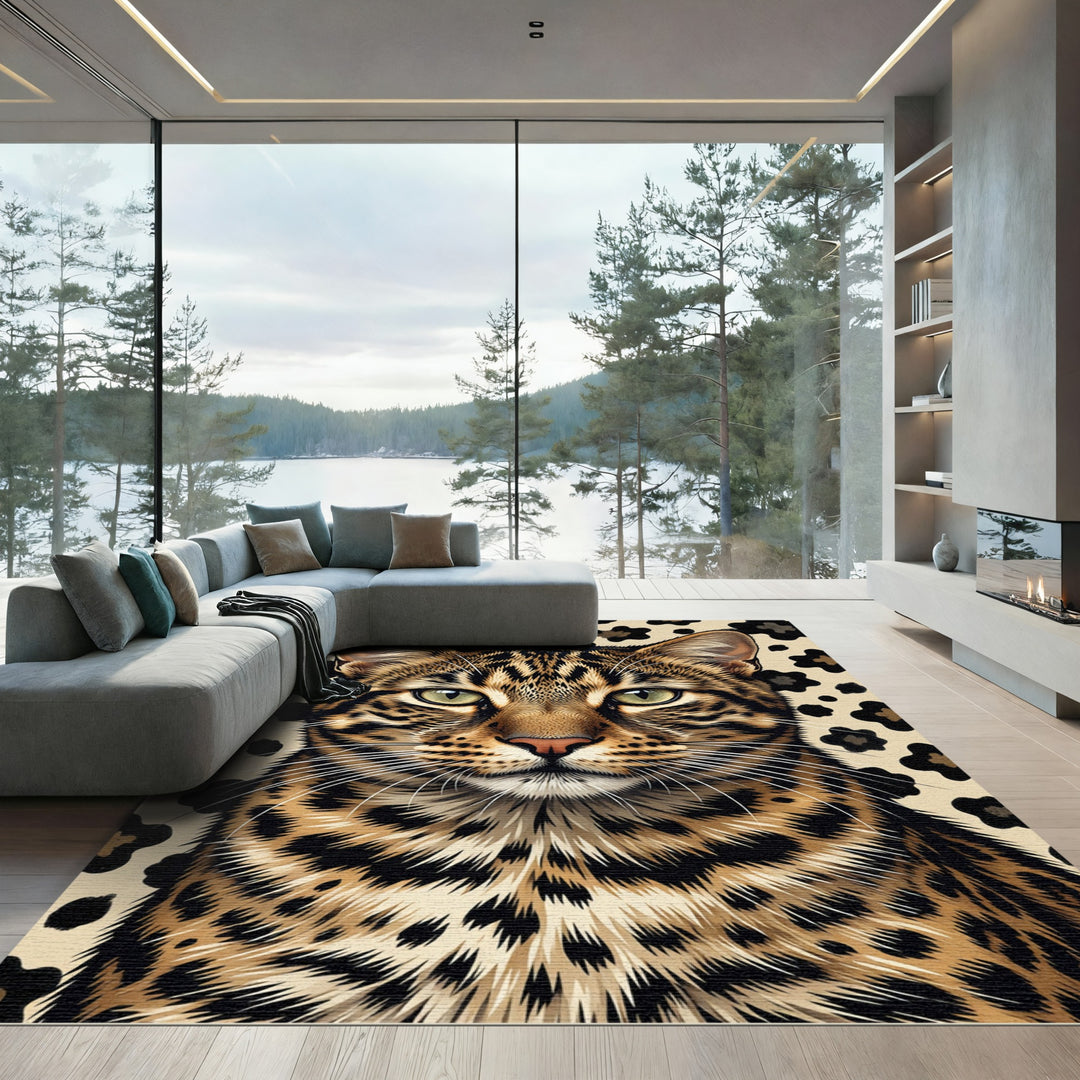 Wild Cat Bengal Spots Rug