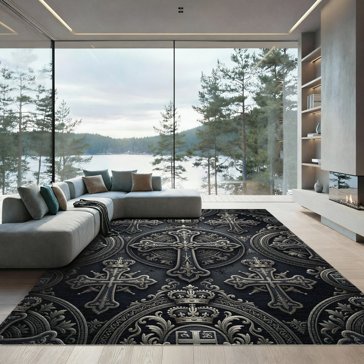 Ornate Cross Regal Rug
