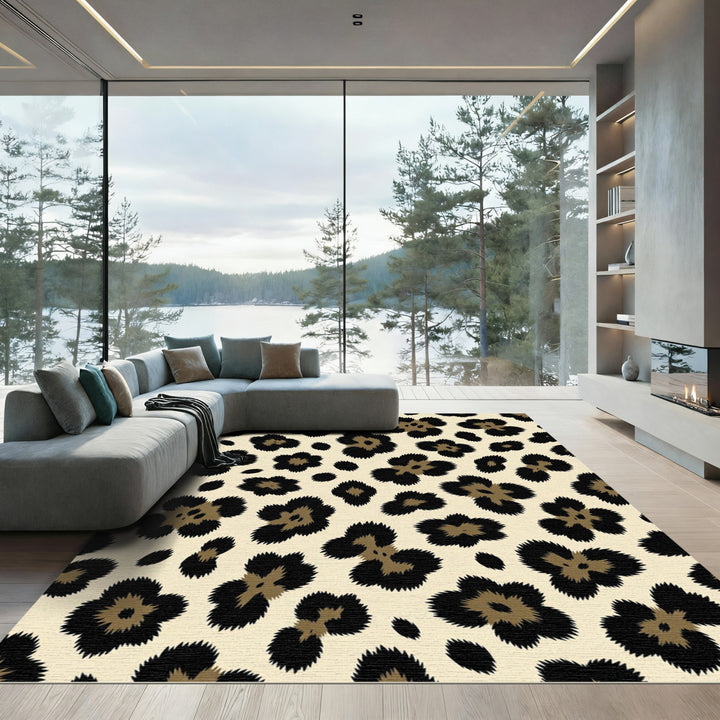 Classic Leopard Spots Rug Style Rug