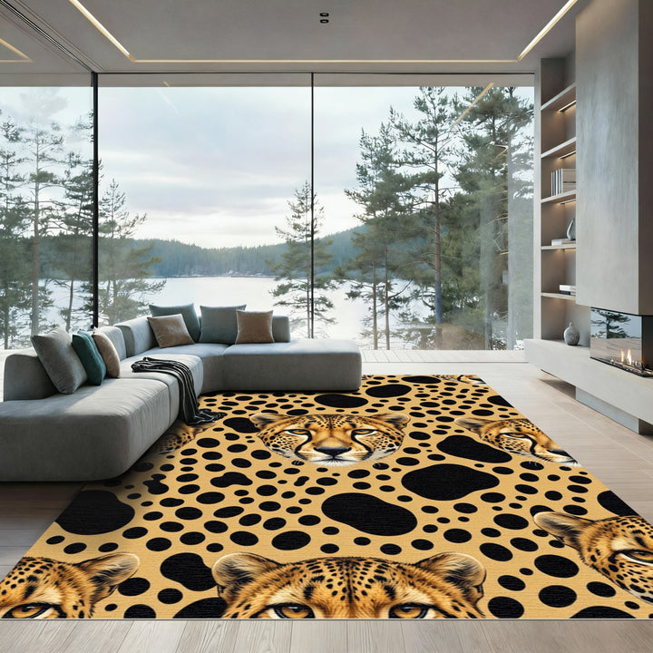 Cheetah Spots Wild Animal Rug