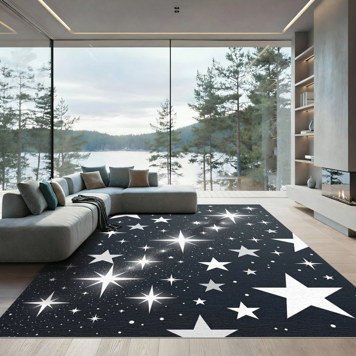 Galactic Starry Night Rug