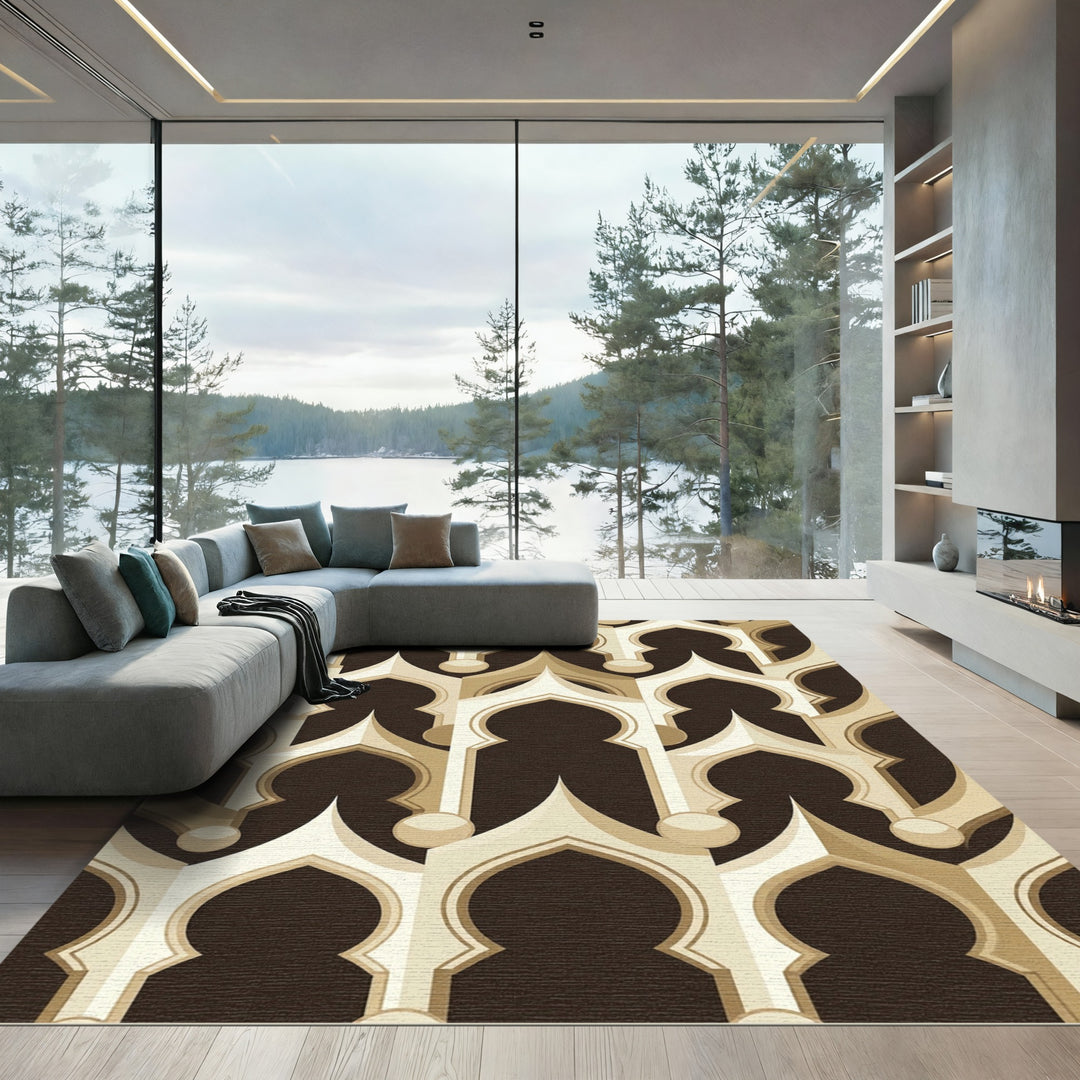 Geometric Arabian Archway Rug