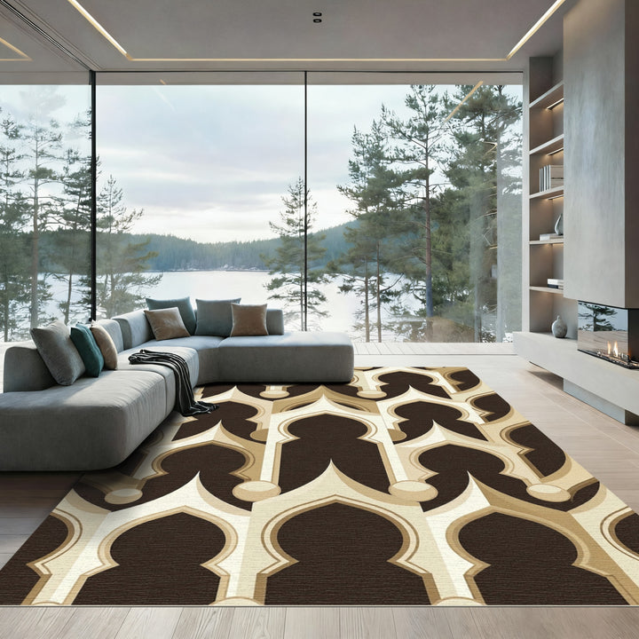 Geometric Arabian Archway Rug