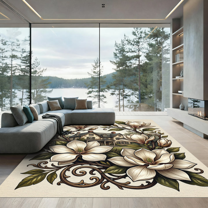 Magnolia Blossom Vintage Home Rug