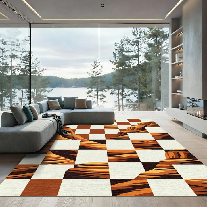 Canyon Chess Grand Landscape Rug