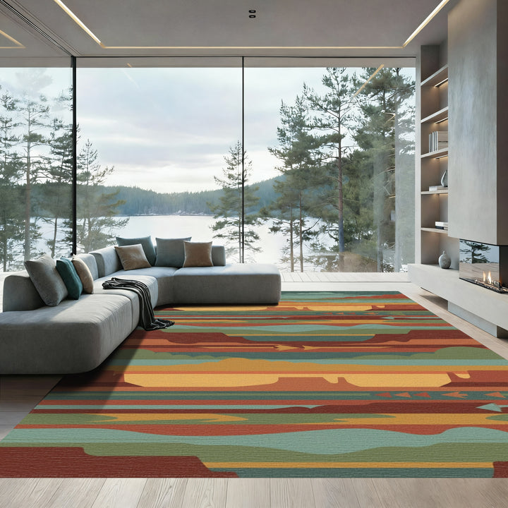 Canyon Layers Arrow Landscape Rug
