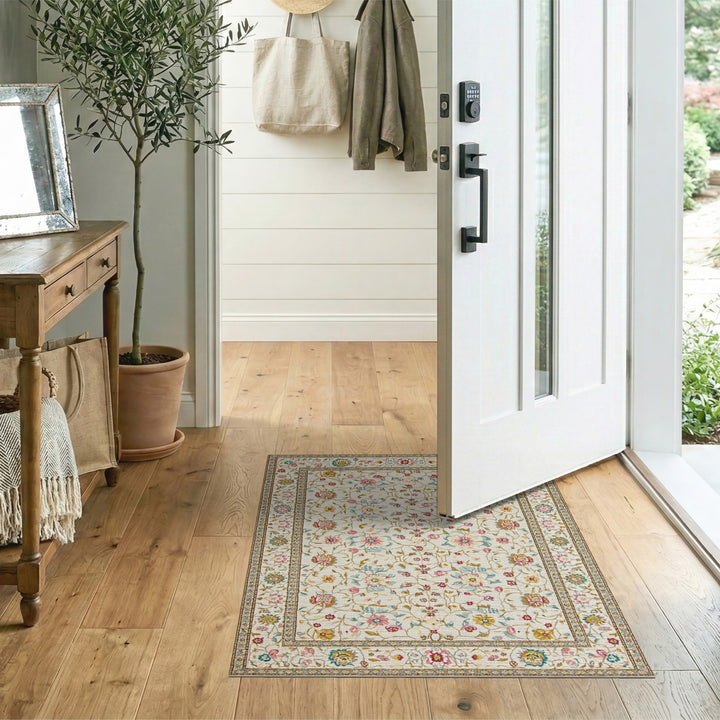 Vintage Floral Area Rug