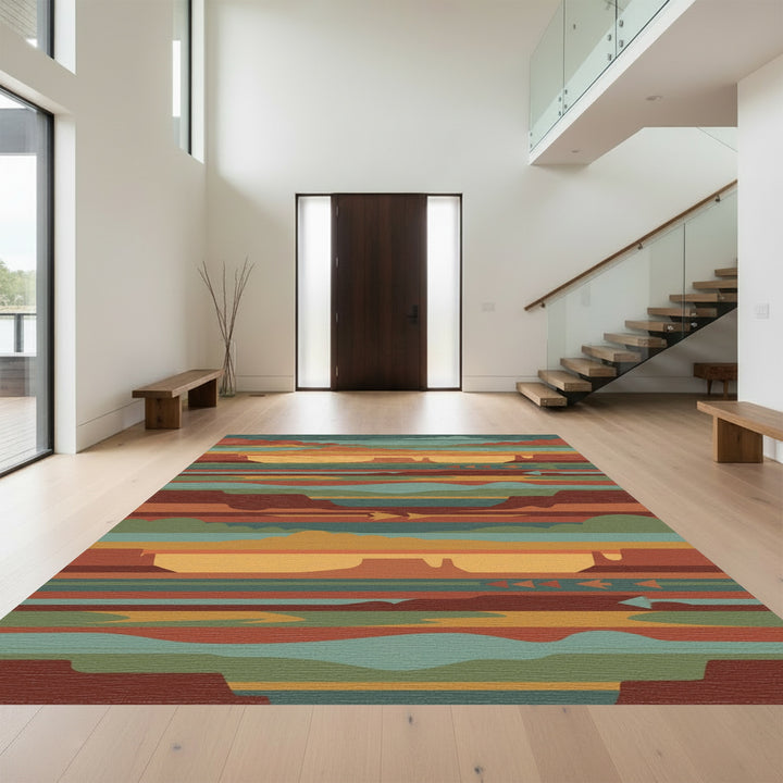 Canyon Layers Arrow Landscape Rug
