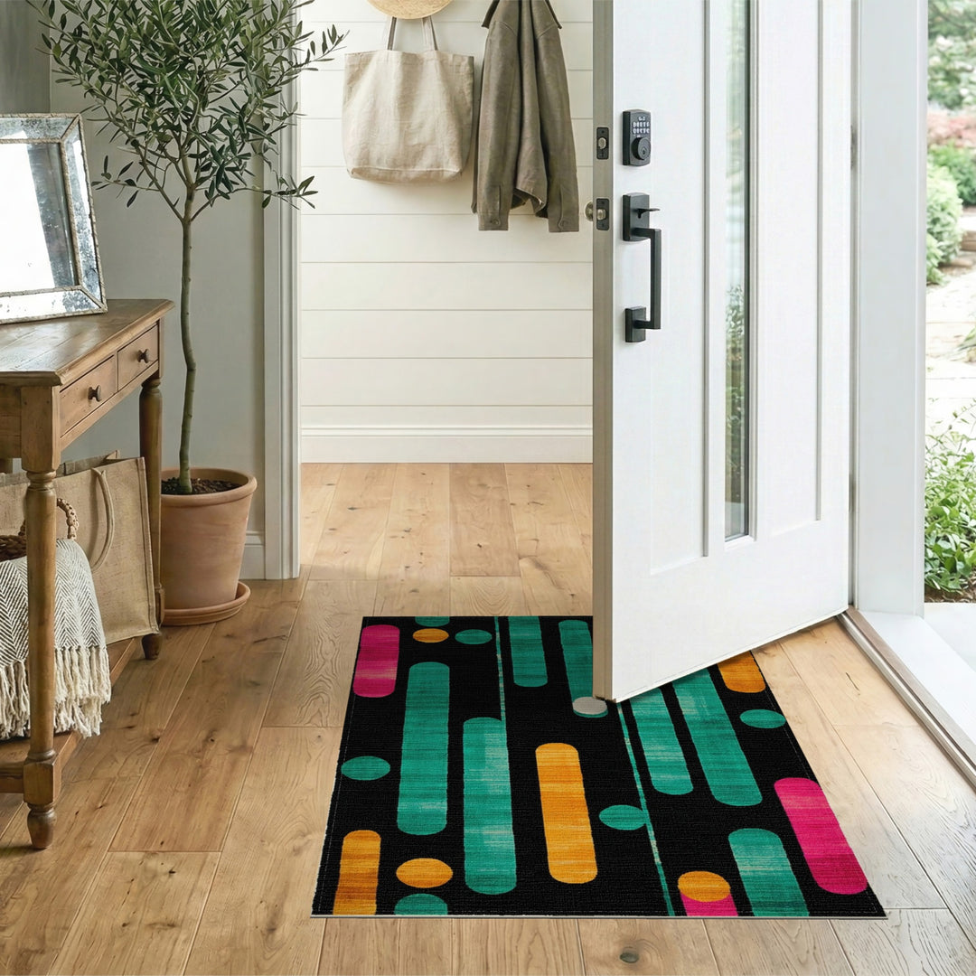 Vibrant Geometric Area Rug