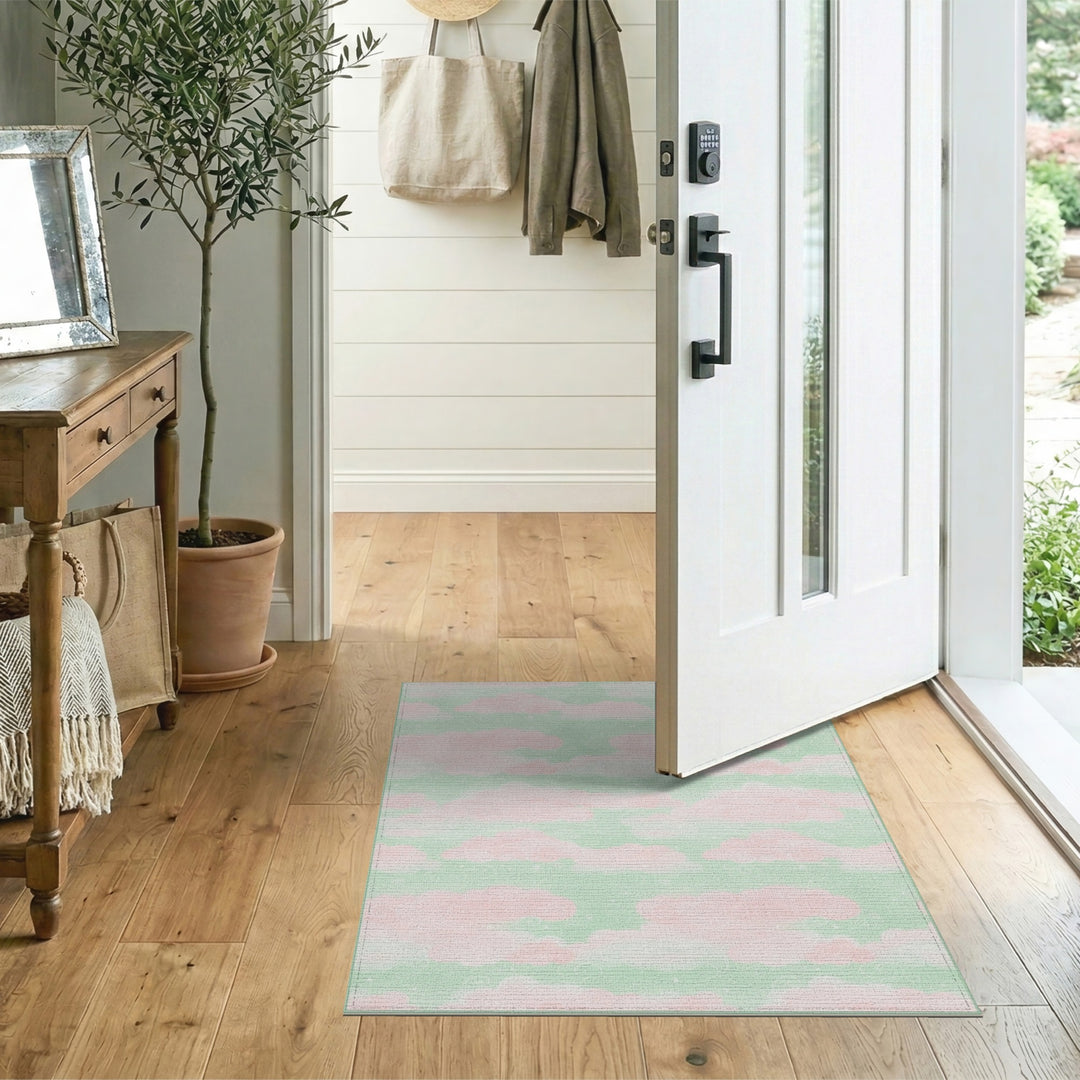 Pink Cloud Kids Area Rug