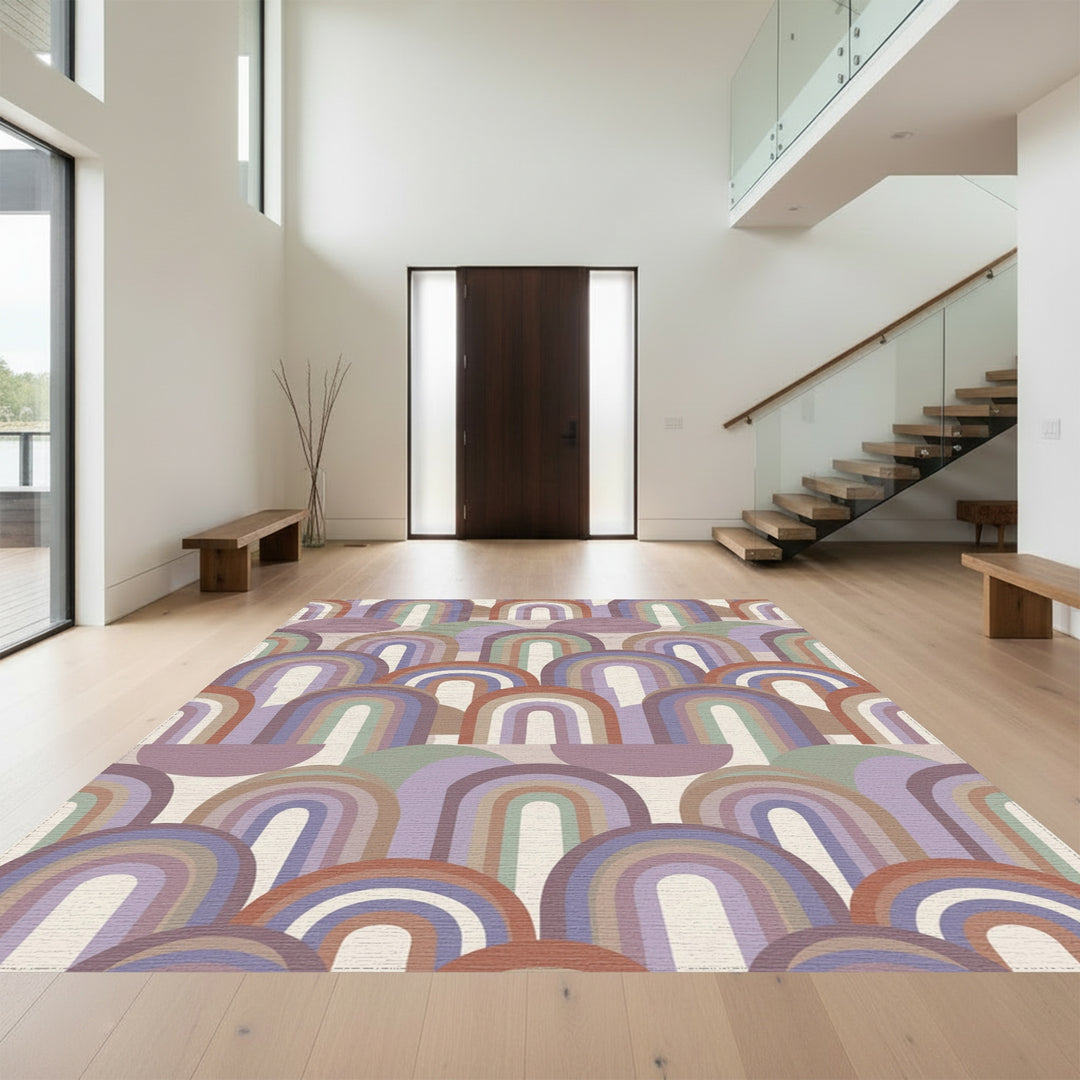 Pastel Rainbow Arch Collection Rug