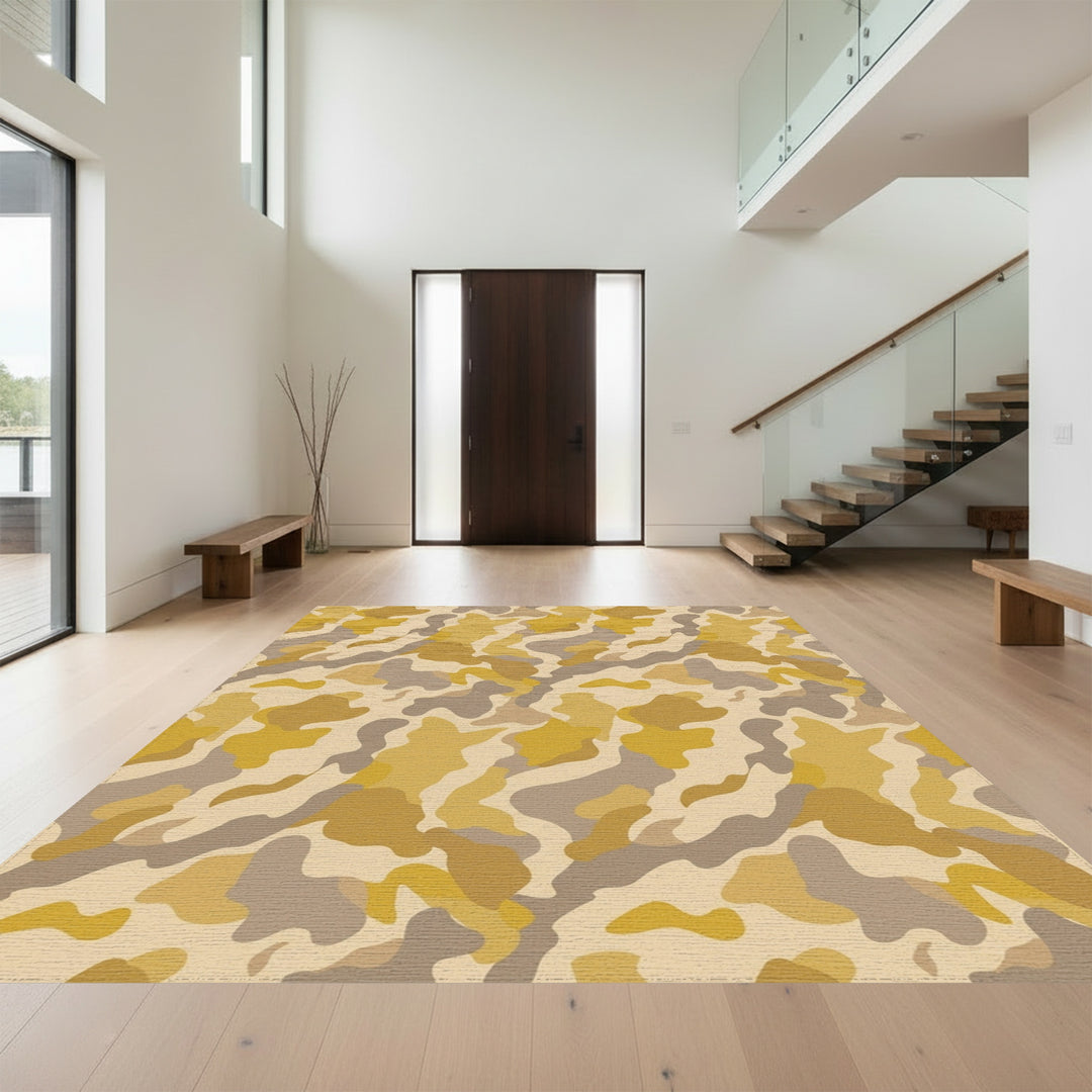 Desert Camo Organic Blotches Rug