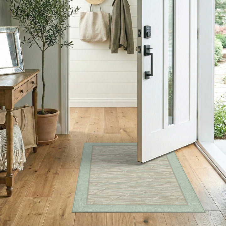 Coastal Waves and Birds Area Rug