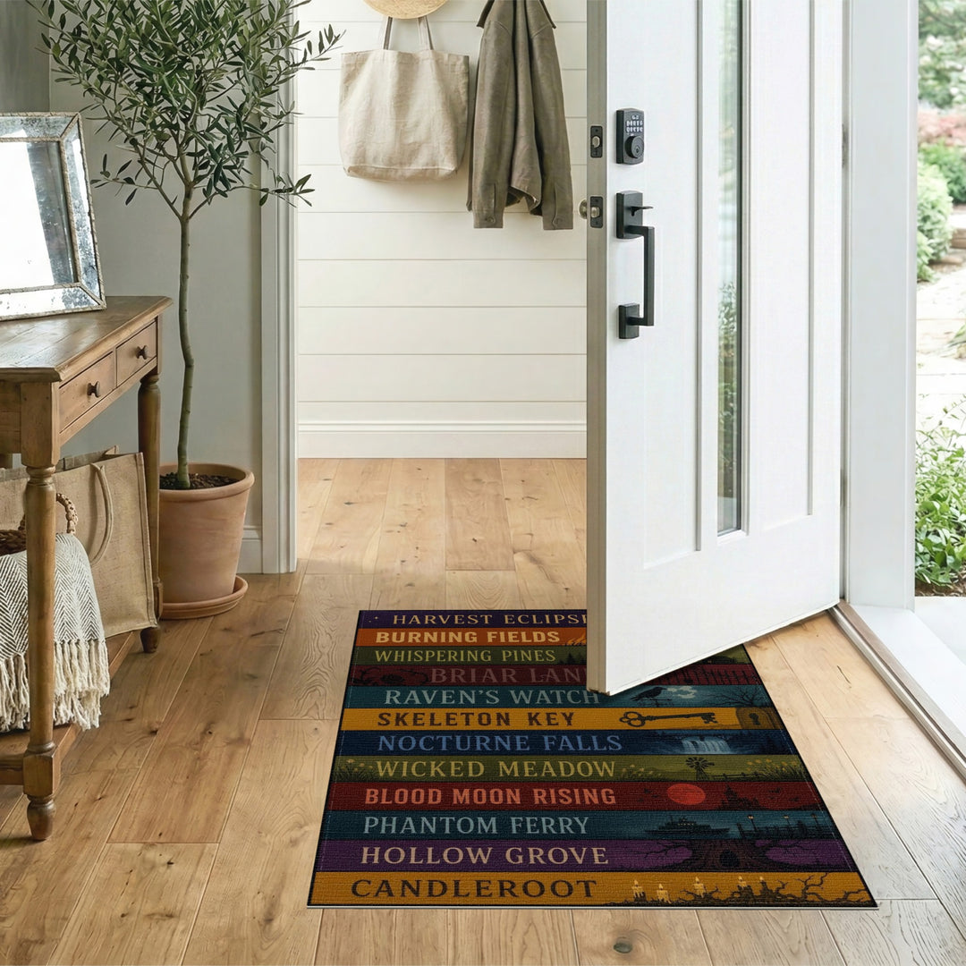 Harvest Eclipse Multi-Color Striped Area Rug