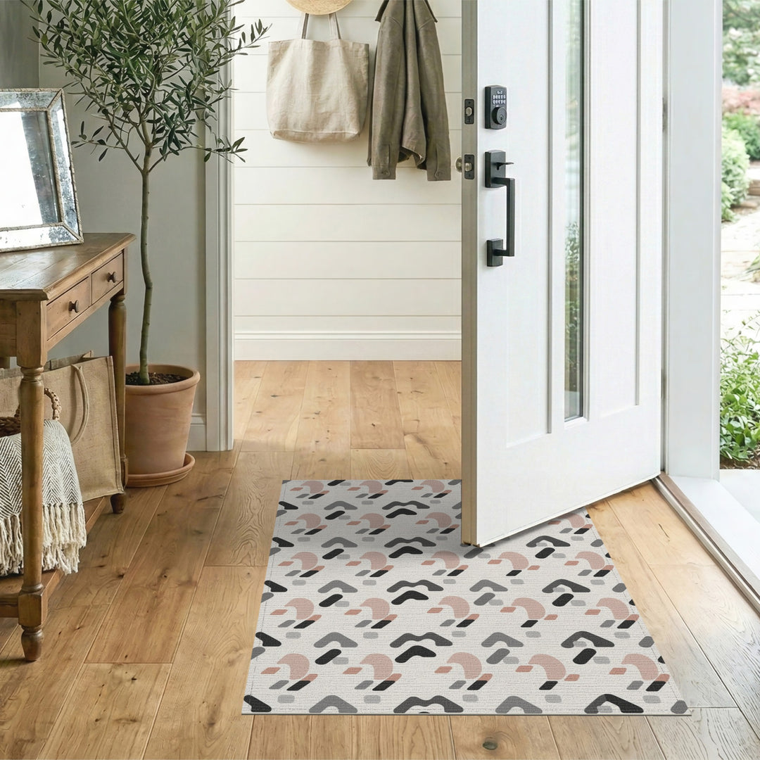 Modern Geometric Beige Area Rug