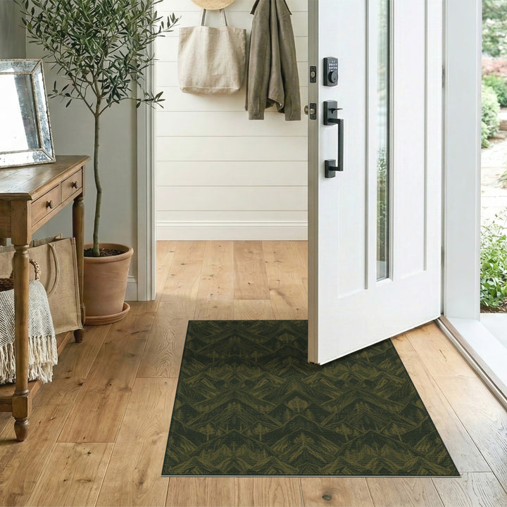 Green Mountain Forest Area Rug