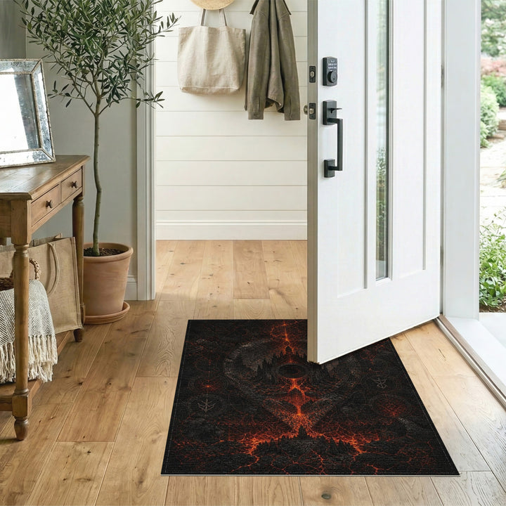 Infernal Citadel Area Rug