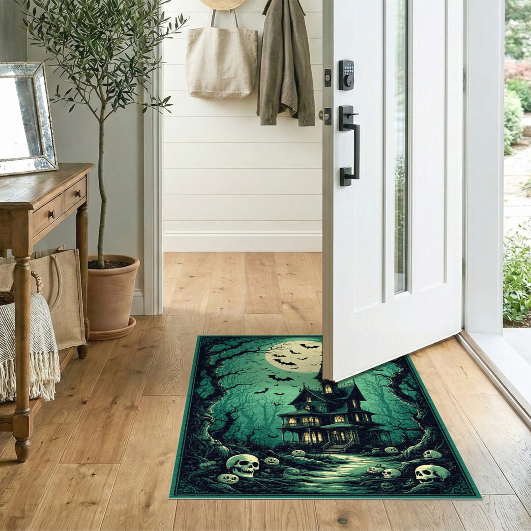 Haunted Mansion Spooky Area Rug