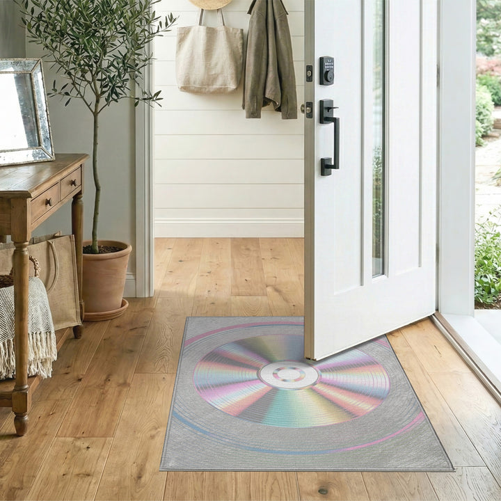 Iridescent Disc Area Rug