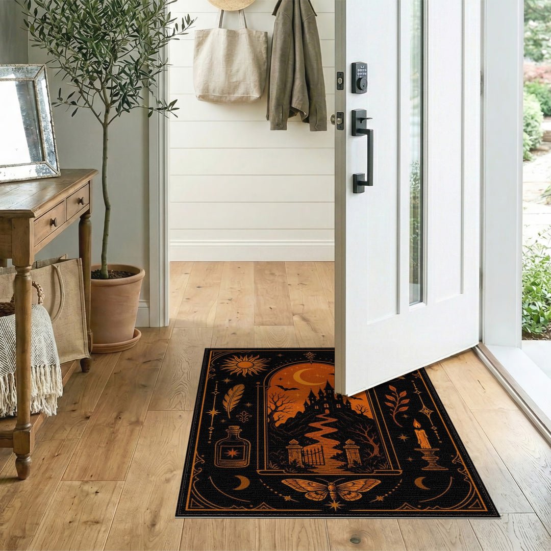 Gothic Castle Mystical Area Rug