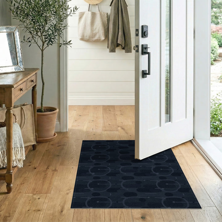 Modern Geometric Grey Area Rug