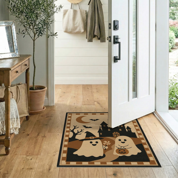 Halloween Ghosts Castle Kids Area Rug