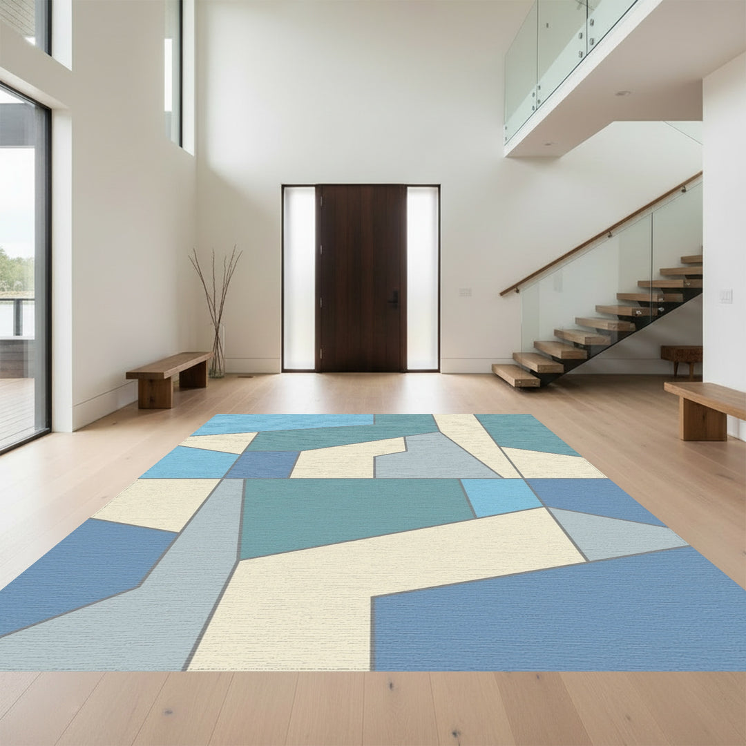 Cool Geometric Abstract Forms Rug