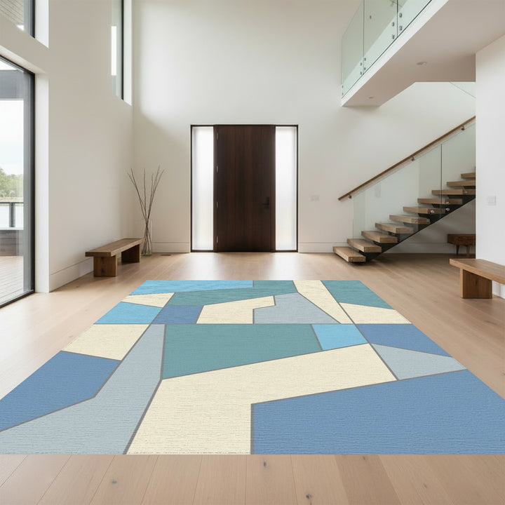 Cool Geometric Abstract Forms Rug