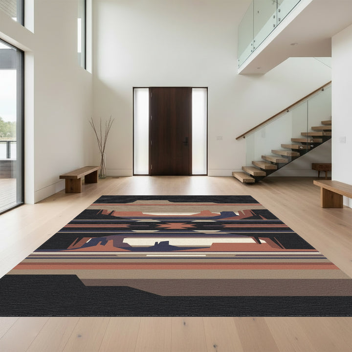 Southwestern Desert Landscape Canyon Rug