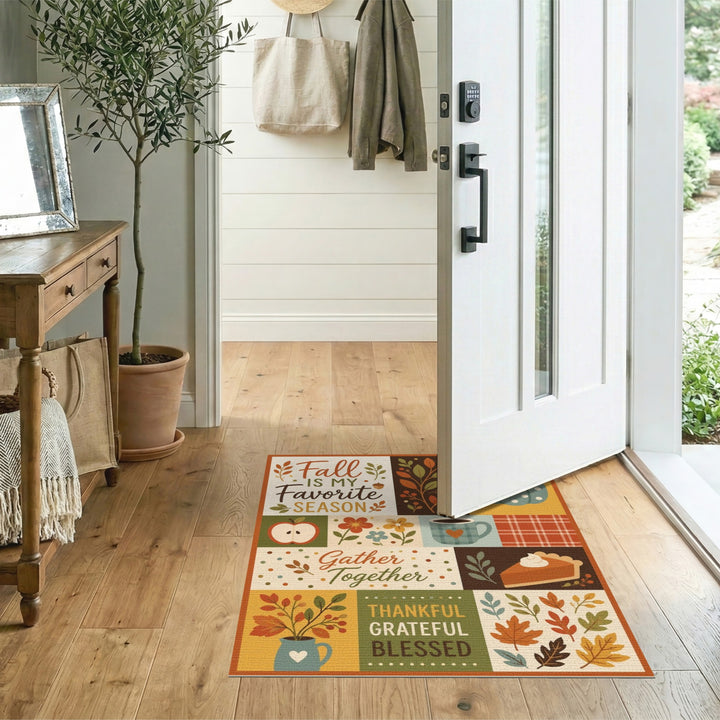 Fall Favorites Autumn Patchwork Rug