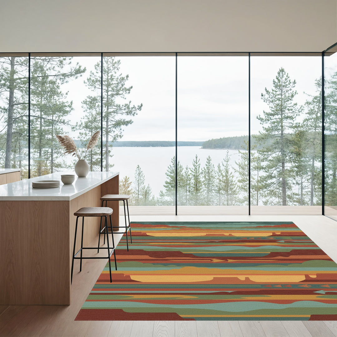 Canyon Layers Arrow Landscape Rug