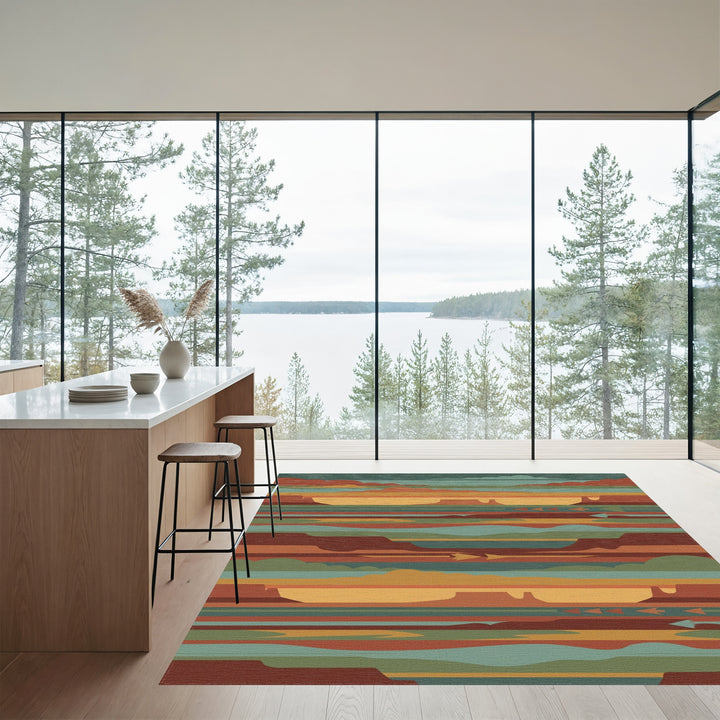 Canyon Layers Arrow Landscape Rug