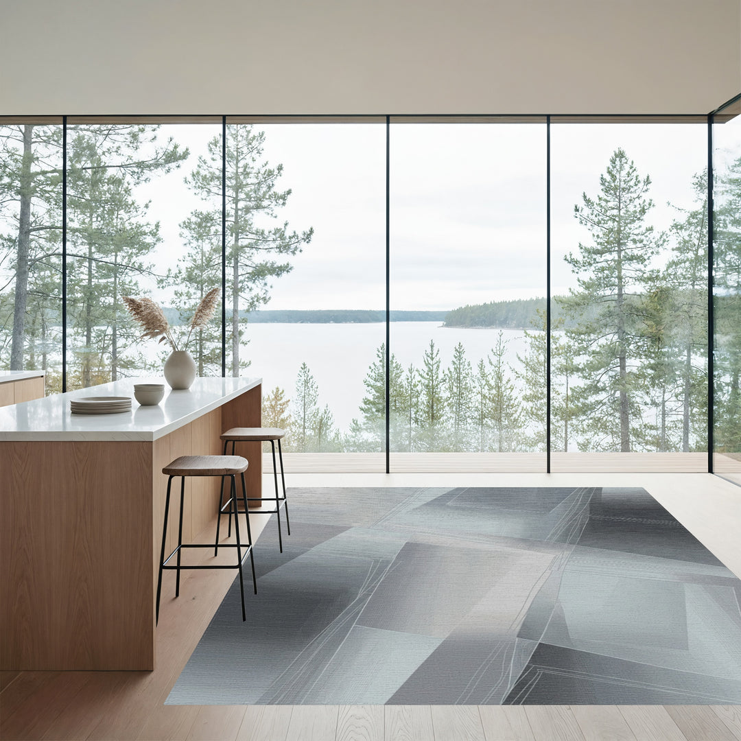 Geometric Shattered Shards Rug