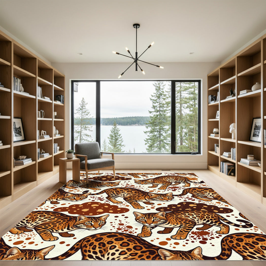Leopard Spots Clouds Rug