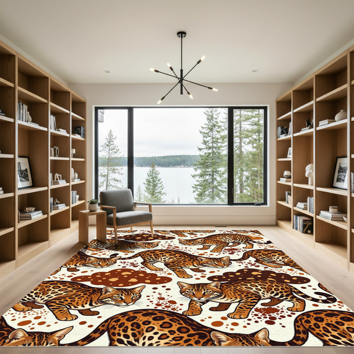 Leopard Spots Clouds Rug